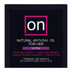 Основное фото Пробник возбуждающего масла Sensuva On For Her Arousal Oil For Her Ultra 0.5 мл