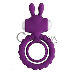 Основное фото Эрекционное кольцо с вибрацией Love Moment Oh Rabbit фиолетовое