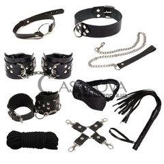 Основное фото BDSM-набор Exxtreme Sex BDSM Leather Set Max чёрный