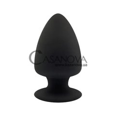 Основное фото Термоактивная анальная пробка Dream Toys Premium Silicone Plug M чёрная 11 см