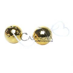 Основное фото Вагинальные шарики Boss Series Duo-Balls 67-00022 золотистые