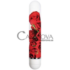 Основне фото Вібратор Bed of Roses біло-червоний 20 см