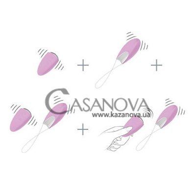 Основное фото Виброяйцо OVO R1 розовое 8 см