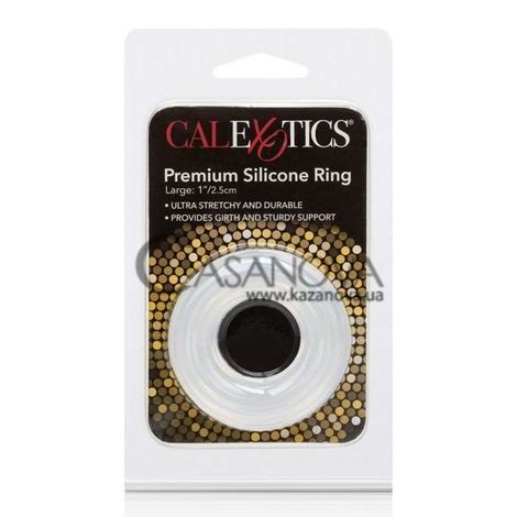 Основное фото Эрекционное кольцо Premium Silicone Ring Large прозрачное 2,5 см