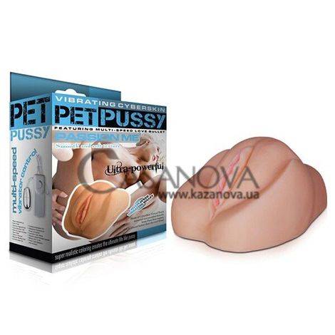 Основное фото Искусственная вагина с вибрацией Vibrating Cyberskin Pet Pussy Passion Me 6452LVTOY067 телесная