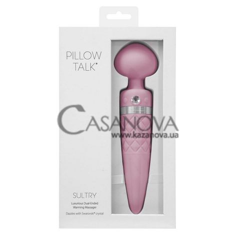 Основне фото Двосторонній вібратор Pillow Talk Sultry рожевий 20 см