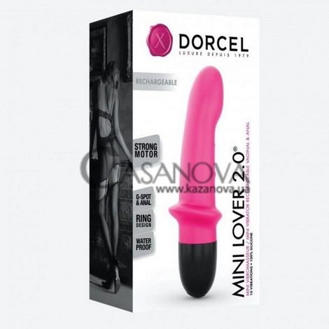 Основное фото Вибратор для точки G Dorcel Mini Lover 2.0 розовый 16,5 см