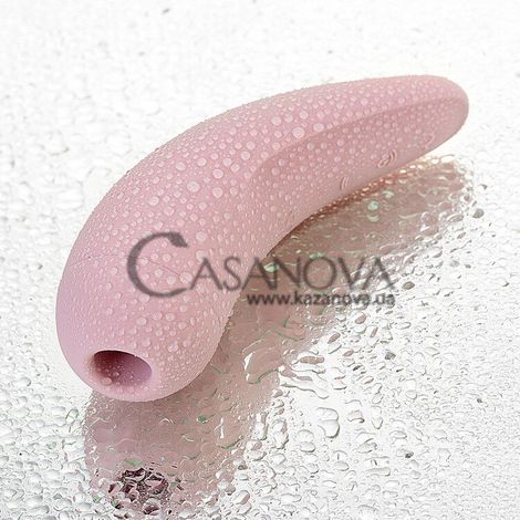 Основное фото Вакуумный клиторальный вибростимулятор Satisfyer Curvy 2+ розовый 13,5 см