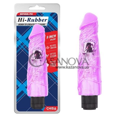 Основное фото Вибратор Hi-Rubber Born To Create Pleasure 9 Inch фиолетовый 23,5 см