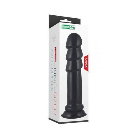 Основне фото Анальний стимулятор на присосці Lovetoy King-Sized Anal IODU-310220 чорний 28 см