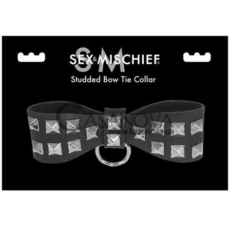 Основное фото Ошейник-бабочка S&M Studded Bow Tie Collar