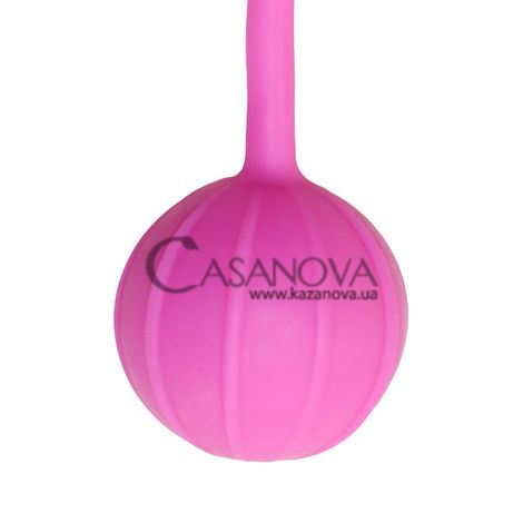 Основное фото Вагинальные шарики EasyToys Pleasure Balls Ribbed розовые