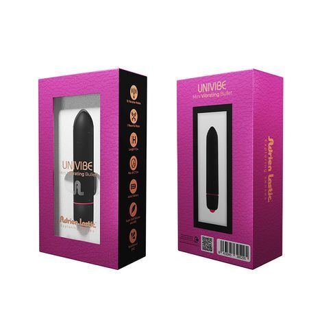 Основное фото Вибропуля Adrien Lastic Univibe чёрная 9 см