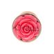 Дополнительное фото Анальная пробка Boss of Toys Plug Jewellery Exclusivity Rose золотистая с красной розой 7 см