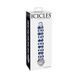 Дополнительное фото Стеклянный фаллоимитатор Icicles No. 50 прозрачный с синим 18 см