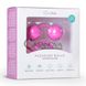 Додаткове фото Вагінальні кульки EasyToys Pleasure Balls Ribbed рожеві