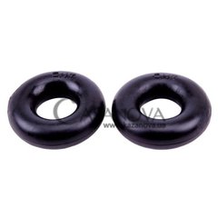 Основное фото Набор эрекционных колец Chisa Donut Rings Oversized чёрный
