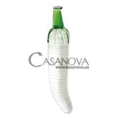 Основне фото Фалоімітатор Joyride Love Products Premium GlassiX 06 зелено-білий 21 см