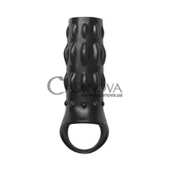 Основное фото Открытая насадка на пенис Reversible Power Cage черная 15,2 см