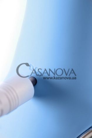 Основное фото Вибратор с электростимуляцией Physics Galvani Vibe голубой 21 см