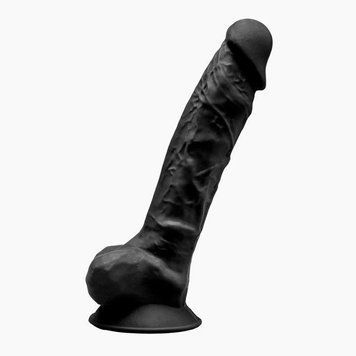 Основне фото Фалоімітатор Silexd 8 Inch Model 1 чорний 20,3 см