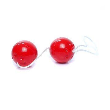 Основное фото Вагинальные шарики со смещённым центром тяжести Boss of Toys Boss Series Duo Balls красные