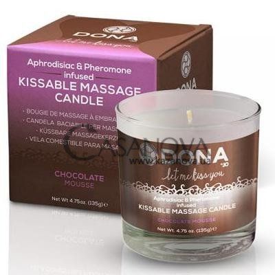 Основное фото Массажная свеча Dona Kissable Massage Candle шоколад 125 мл