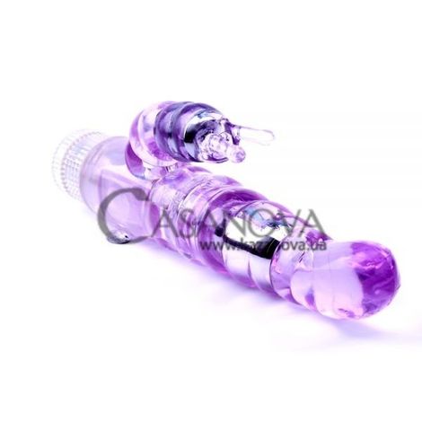 Основное фото Rabbit-вибратор Crystal Jelly My Dual Pleasure фиолетовый 21 см