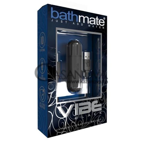 Основное фото Вибропуля Bathmate Vibe Black чёрная 8 см