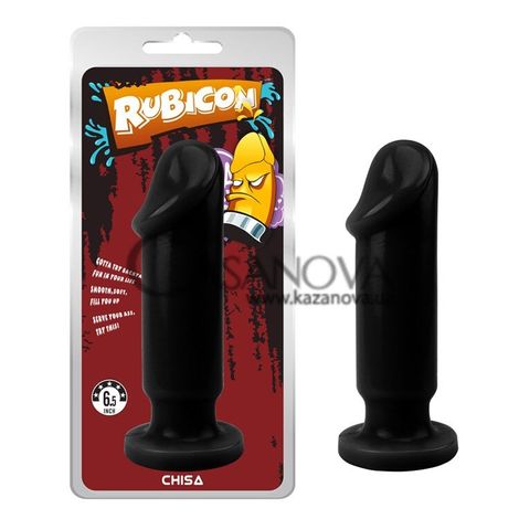 Основное фото Анальная пробка Chisa Rubicon Evil Dildo Plug L чёрная 16,5 см