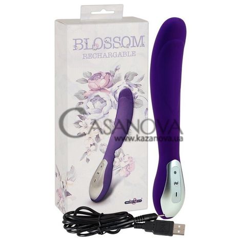 Основное фото Вибратор Blossom фиолетовый 21 см
