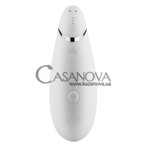 Основное фото Вакуумный клиторальный стимулятор Womanizer Premium белый 15,5 см