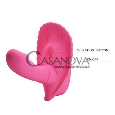 Основное фото Вибратор для точки G Pretty Love Fancy Clamshell розовый 7 см