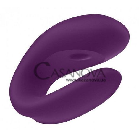 Основное фото Вибратор для пар Satisfyer Double Joy фиолетовый 9 см
