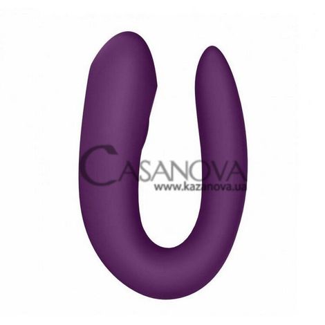 Основное фото Вибратор для пар Satisfyer Double Joy фиолетовый 9 см