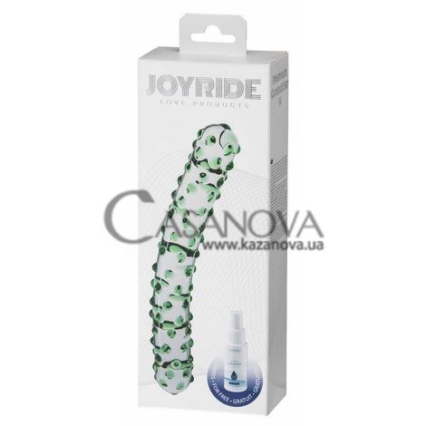 Основное фото Стеклянный фаллоимитатор Joyride Premium GlassiX Set 14 зелёный 23 см