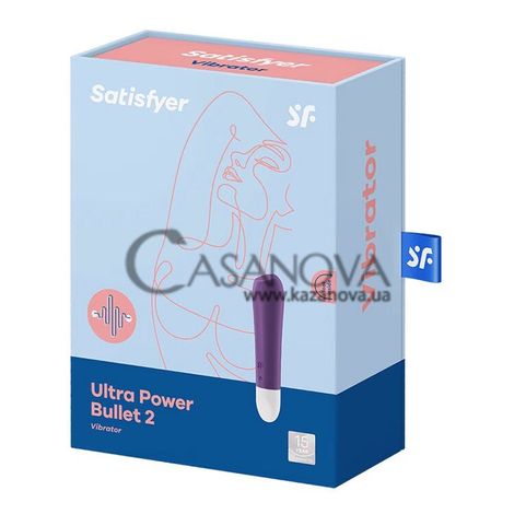 Основне фото Віброкуля Satisfyer Ultra Power Bullet 2 фіолетовий 10,6 см