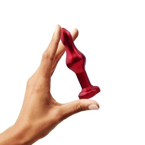 Основное фото Анальная пробка Anal Jewelry Plugs красная с прозрачным кристаллом 10,3 см