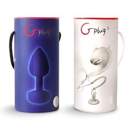Основное фото Анальная вибропробка Fun Toys Gplug Small тёмно-синяя 8 см