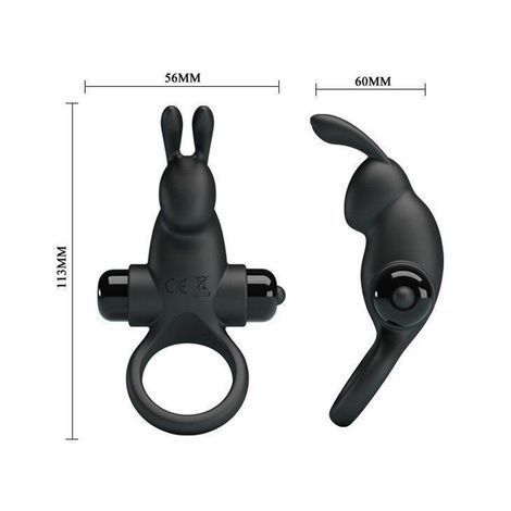 Основне фото Ерекційне віброкільце Pretty Love Vibrant Penis Ring I чорне