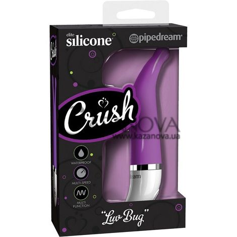 Основное фото Клиторальный вибратор Crush Luv Bug фиолетовый 7 см