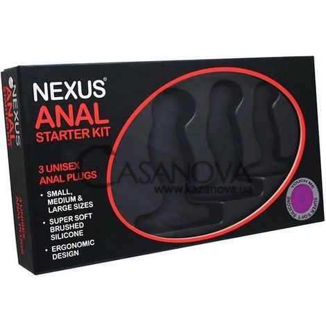 Основне фото Набір масажерів простати Nexus Anal Starter Kit чорний