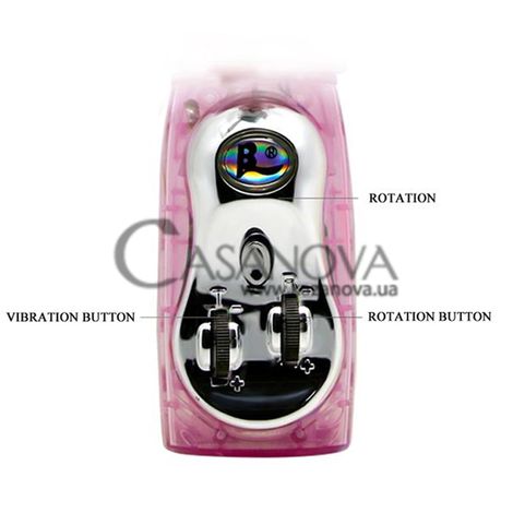 Основное фото Rabbit-вибратор с ротацией Lybaile Travel Partner розовый 26,5 см