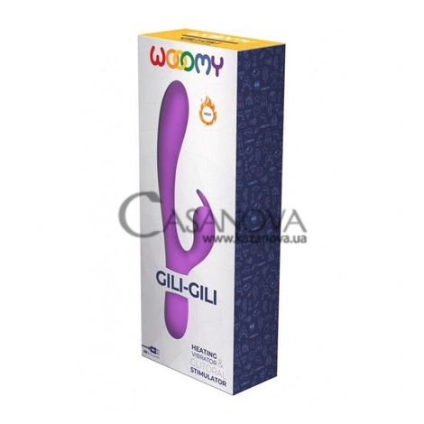 Основное фото Rabbit-вибратор Wooomy Gili-Gili фиолетовый 20,2 см