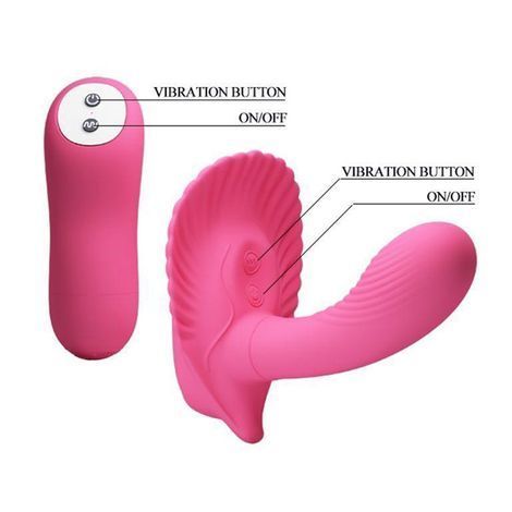 Основне фото Вагінально-кліторальний вібратор Lybaile Pretty Love Powerful Shell Stimulator рожевий 12,2 см
