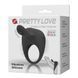 Дополнительное фото Эрекционное виброкольцо Pretty Love Stimulating Tonguo чёрное