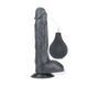 Дополнительное фото Реалистичный фаллоимитатор с эякуляцией на присоске Lovetoy Squirt Extreme Dildo 10" чёрный 25,5 см