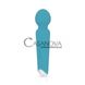 Дополнительное фото Вибромассажёр Cala Azul Maria Wand Vibrator голубой 19,4 см