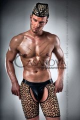 Основное фото Комплект Passion Short 024 мужской леопардовый с чёрным