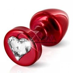 Основное фото Анальная пробка Diogol Anni R Heart красная 6,4 см